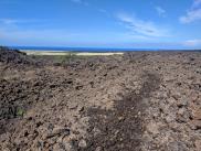 Kaheawai trail with cairn